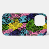 Pastel Safari Dierenprint Case-Mate iPhone Case (Achterkant (horizontaal))