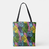 Pastel Safari Dierenprint Tote Bag (Achterkant)