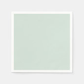 Pastel Sage Groen Servet (Voorkant)