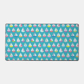 Pastel Sailboat Pattern Bureaumat (Voorkant)