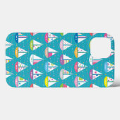 Pastel Sailboat Pattern Case-Mate iPhone Case (Achterkant (horizontaal))
