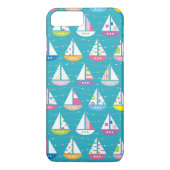 Pastel Sailboat Pattern Case-Mate iPhone Case (Achterkant)