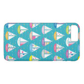 Pastel Sailboat Pattern Case-Mate iPhone Case (Achterkant (Horizontaal))