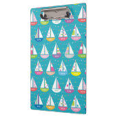 Pastel Sailboat Pattern Klembord (Links)