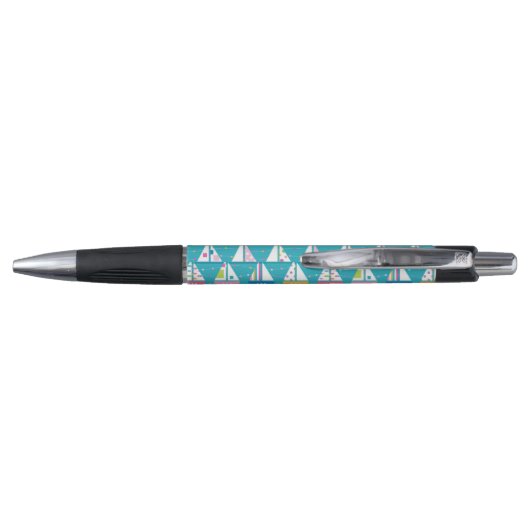 Pastel Sailboat Pattern Pen (Achterkant)