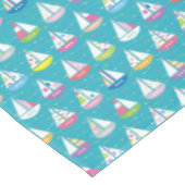 Pastel Sailboat Pattern Tafelkleed (Gekanteld)