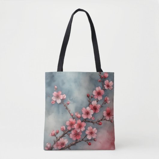 Pastel Sakura Dreams Canvas tas (Voorkant)