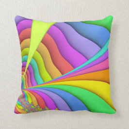 Pastel Sand Art Fractal Sierkussen