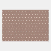 Pastel Scandi Rainbow Tree Text Peace Kerstmis Inpakpapier Vel (Voorkant 3)