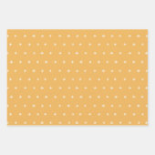 Pastel Scandi Yellow Grey Text Joyful Kerstmis Inpakpapier Vel (Voorkant 3)