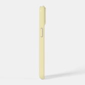 Pastel schaduw Oasis Geel | Monogram iPhone 15 Case (Rechterkant)