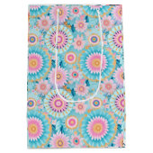 Pastel schattige boho medium cadeauzakje (Achterkant)