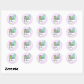 Pastel schedel Sticker (Vel)