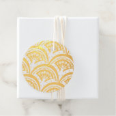 Pastel Schelp Patroon Bedankjes Labels (Met doos)