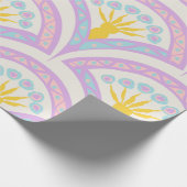 Pastel Schelp Patroon Cadeaupapier (Hoek)