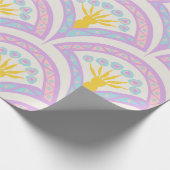 Pastel Schelp Patroon Cadeaupapier (Hoek)