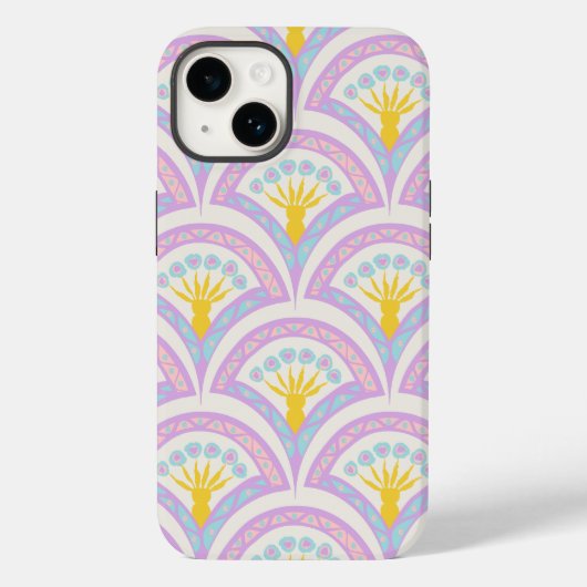 Pastel Schelp Patroon Case-Mate iPhone Case (Achterkant)