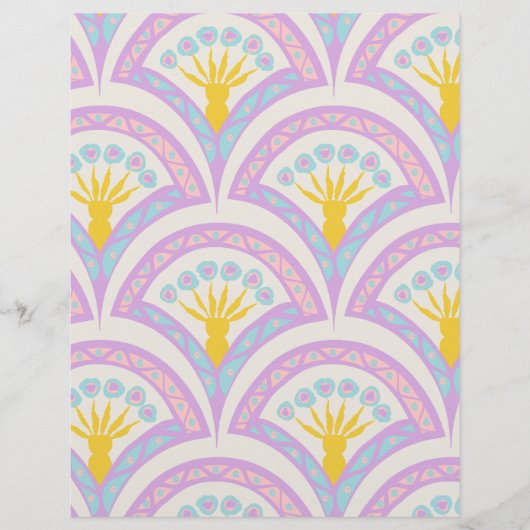 Pastel Schelp Patroon Flyer (Voorkant)