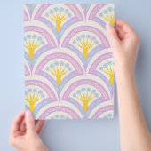 Pastel Schelp Patroon Flyer (Hand)