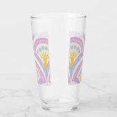 Pastel Schelp Patroon Glas (Links)