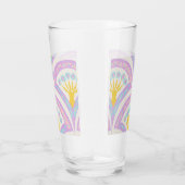 Pastel Schelp Patroon Glas (Rechts)