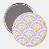 Pastel Schelp Patroon Magneet (Voorkant / Achterkant)
