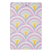 Pastel Schelp Patroon Mini Klembord (Achterkant)