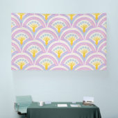 Pastel Schelp Patroon Spandoek (Beurs)