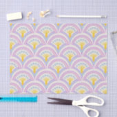 Pastel Schelp Patroon Tissuepapier (Craft)