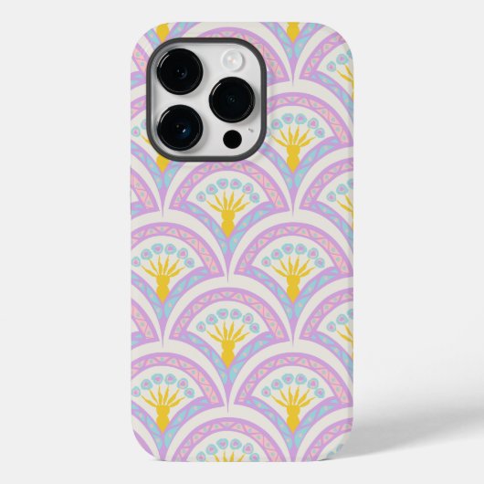 Pastel Schelpenpatroon Case-Mate iPhone Case (Achterkant)
