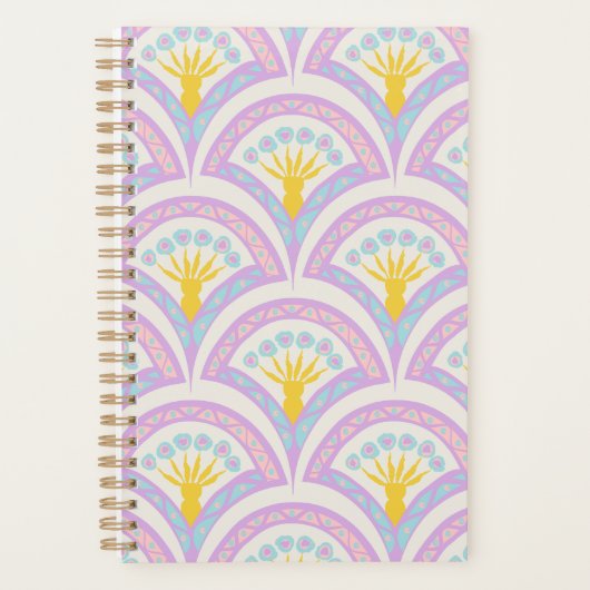 Pastel Schelpmotief Planner (Voorkant)