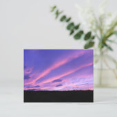 Pastel Schemeravond Gradiënt Natuur Geïnspireerd Feestdagenkaart (Staand voorkant)