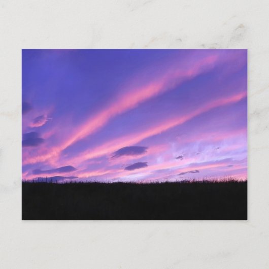 Pastel Schemeravond Gradiënt Natuur Geïnspireerd Feestdagenkaart (Voorkant)