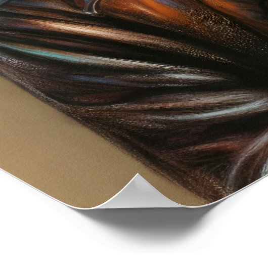 Pastel Schets Aantrekkelijke Mannen II Poster (Hoek)