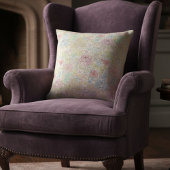 Pastel schets waterverf bloemmotief kussen