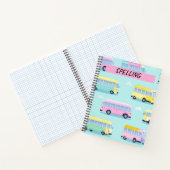  PASTEL SCHOOLBUSSEN NOTITIEBOEK (Binnen)