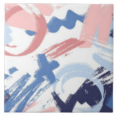Pastel Scribble Tegeltje (Voorkant)