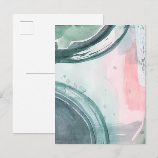 Pastel Scribe - Waterverf Briefkaart (Voorkant / Achterkant)