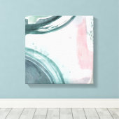 Pastel Scribe - Waterverf Canvas Afdruk (Insitu (Houten vloer))
