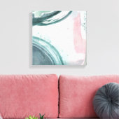 Pastel Scribe - Waterverf Canvas Afdruk (Insitu (Woonkamer))