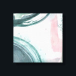 Pastel Scribe - Waterverf Canvas Afdruk<br><div class="desc">Pastel Scribe III van Grace Popp. Functies in een vorm die op waterverf lijkt. Bestaat uit verschillende kleuren.</div>