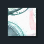 Pastel Scribe - Waterverf Canvas Afdruk<br><div class="desc">Pastel Scribe III van Grace Popp. Functies in een vorm die op waterverf lijkt. Bestaat uit verschillende kleuren.</div>