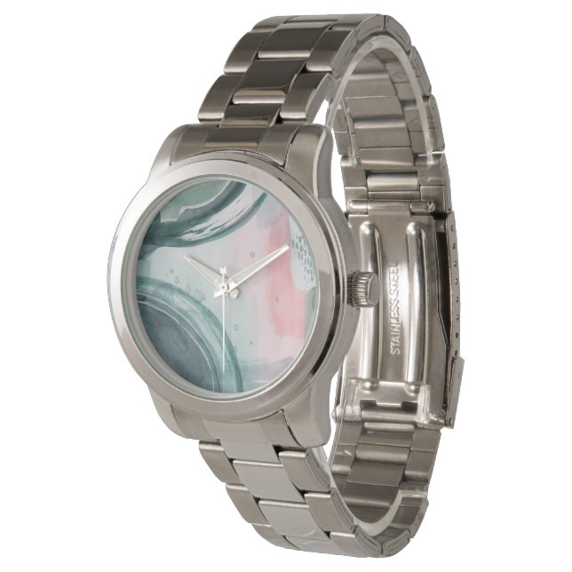 Pastel Scribe - Waterverf Horloge (Gekanteld)