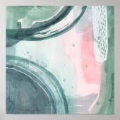 Pastel Scribe - Waterverf Poster (Voorkant)