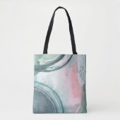 Pastel Scribe - Waterverf Tote Bag (Voorkant)