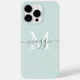 Pastel Script Monogram Case-Mate iPhone 14 Pro Max Hoesje