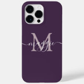 Pastel Script Monogram Hoesje Case-Mate iPhone 14 (Achterkant)