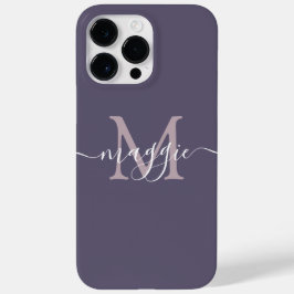 Pastel Script Monogram Hoesje-Mate iPhone 14 Pro M Case-Mate iPhone 14 Pro Max Hoesje