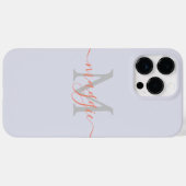 Pastel Script Monogram Hoesje-Mate iPhone 14 Pro M Case-Mate iPhone Case (Achterkant (horizontaal))