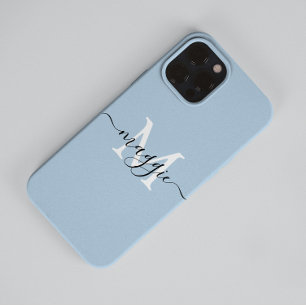 Pastel Script Monogram Hoesje-Mate iPhone 14 Pro M Case-Mate iPhone 14 Pro Max Hoesje